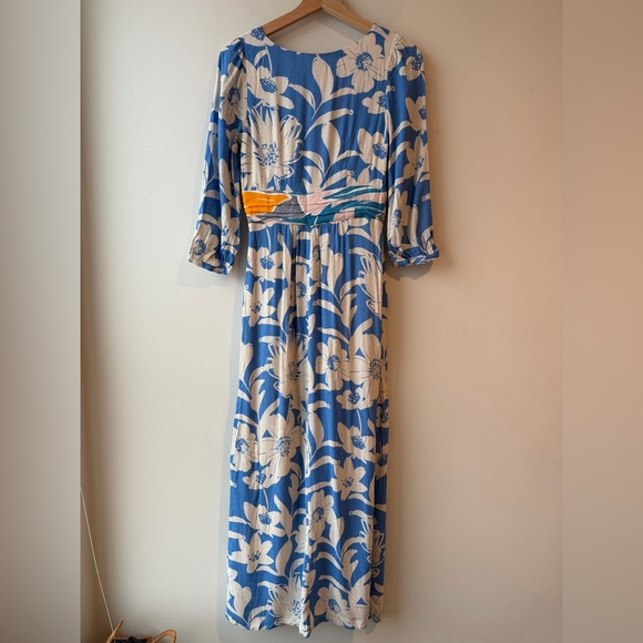Anthropologie Maeve Belted Kimono Maxi Dress - Picture 6 of 7